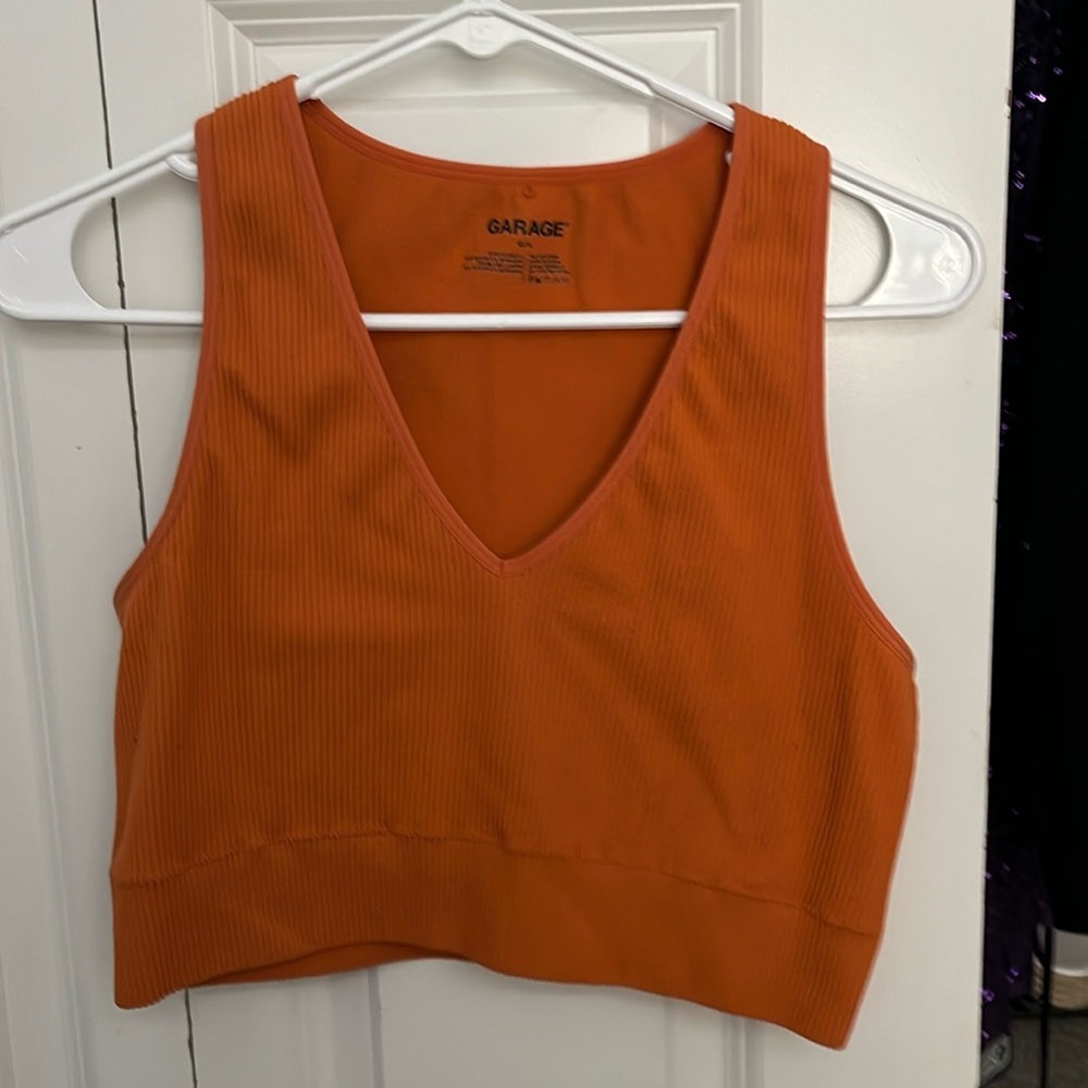 V neck tank top from Garage